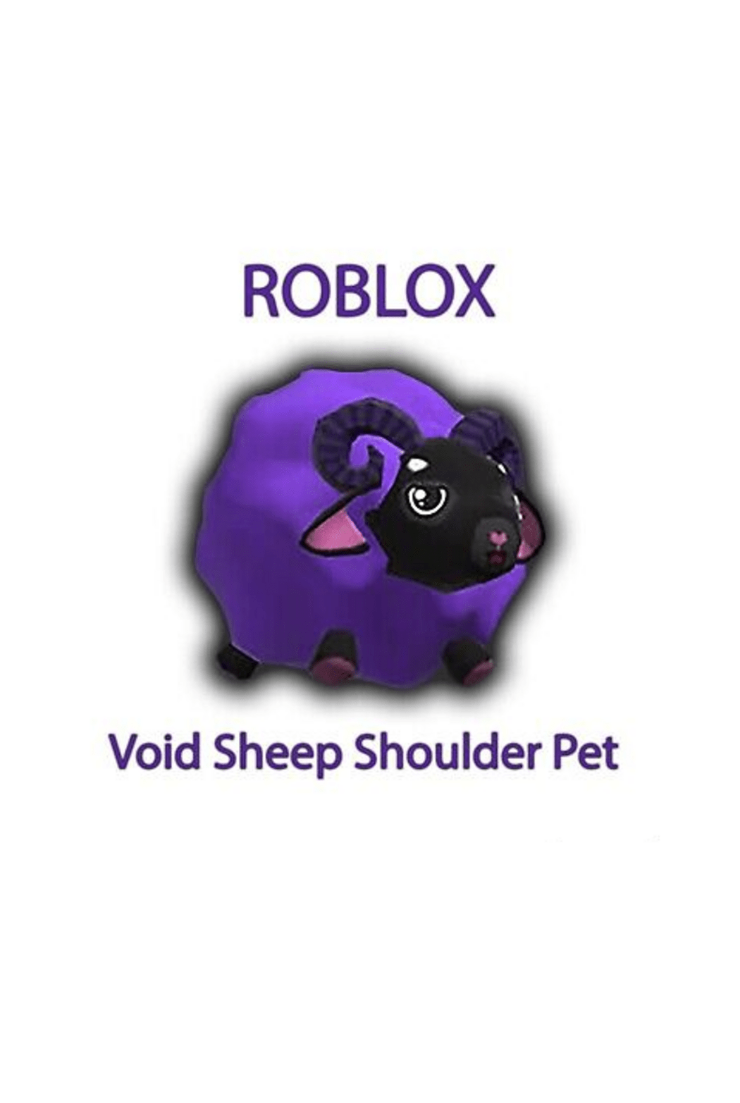 ROBLOX TWITCH PRIME Gaming Void Sheep Shoulder Pet (NO World // Zero Loot)  $3.39 - PicClick