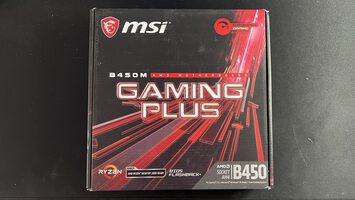 MSI B450M GAMING PLUS AMD B450 Micro ATX DDR4 AM4 1 x PCI-E x16 Slots Motherboard