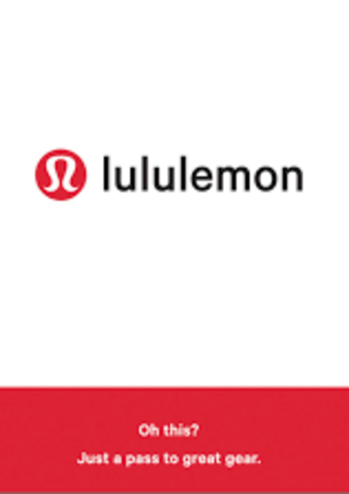 Lululemon Gift Card