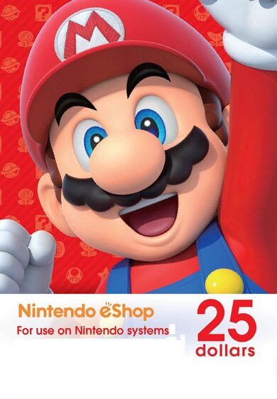 

Nintendo eShop Card 25 USD Key NORTH AMERICA