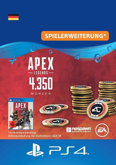 E-shop Apex Legends 4350 Apex Coins (PS4) PSN Key GERMANY