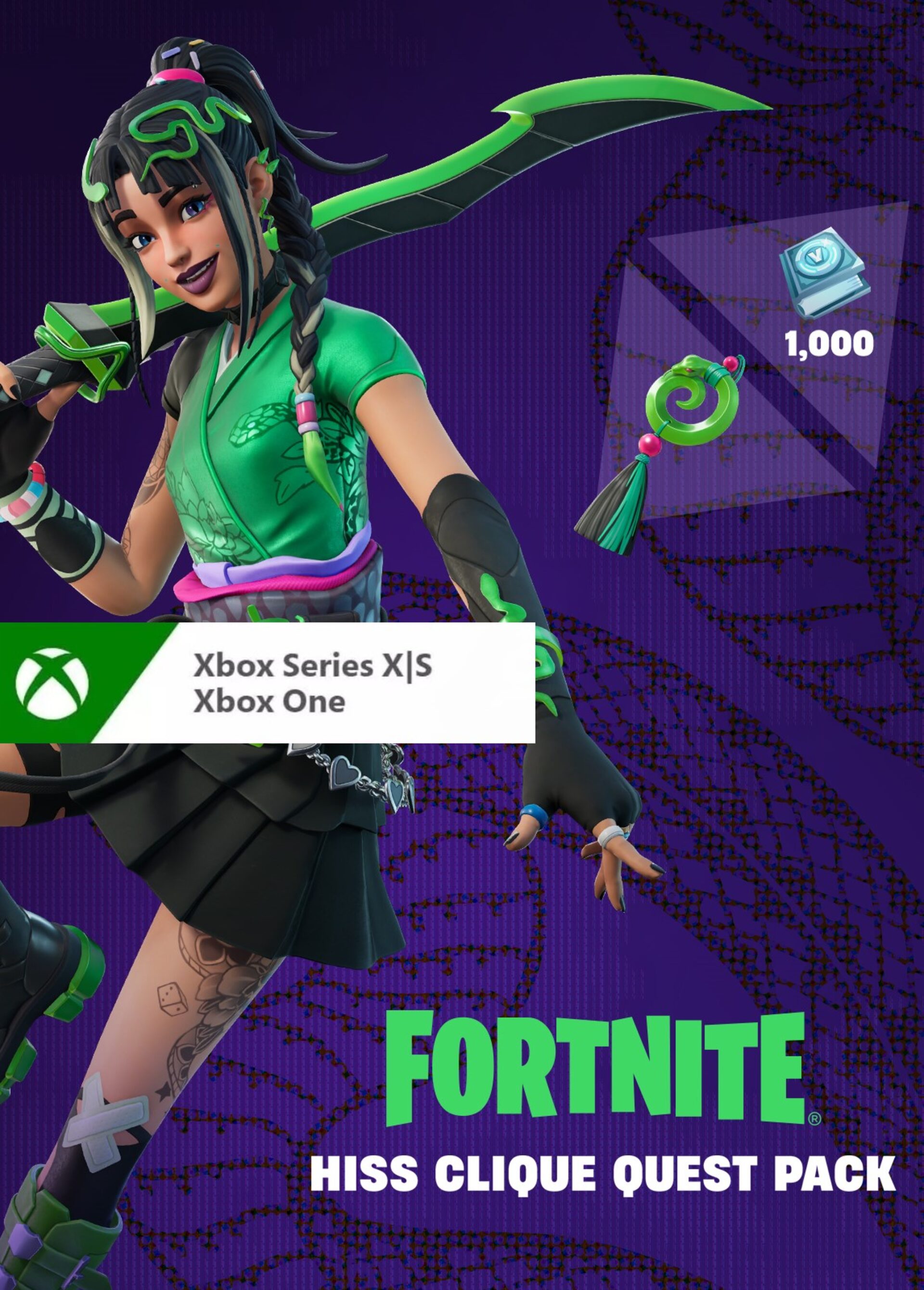 Buy Fortnite - Hiss Clique Quest Pack + 1000 V-Bucks Challenge