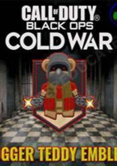 Call of Duty Black Ops 5 Cold War Ultra Rare Jugger Teddy Animated Emblem PS4 Xbox One PS5 Xbox Series X