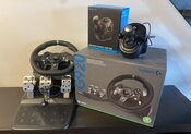 Logitech G920 vairas su pedalais ir pavarų svirtimi