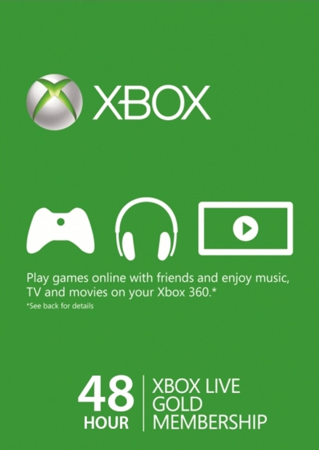 Vervormen Won Beenmerg Xbox Live Gold 48-hour (Trial) | Xbox Live code cheap | ENEBA