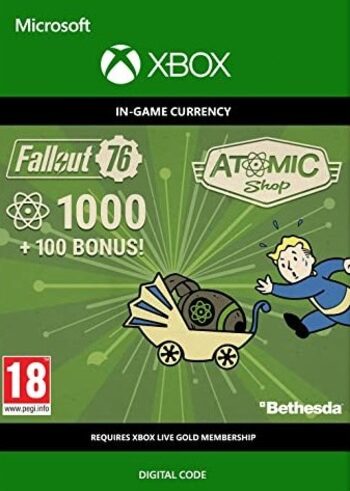 Fallout 76: 1000 (+100 Bonus) Atoms XBOX LIVE Key EUROPE