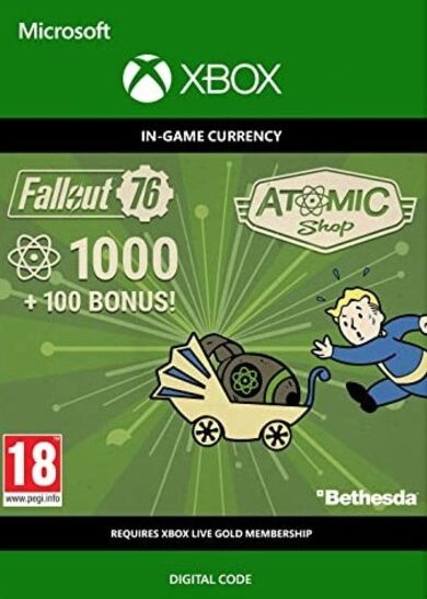 E-shop Fallout 76: 1000 (+100 Bonus) Atoms XBOX LIVE Key EUROPE