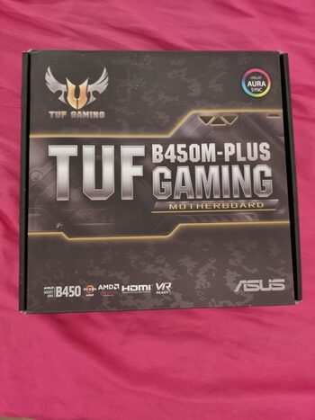 Asus TUF B450M-PLUS GAMING AMD B450 Micro ATX DDR4 AM4 2 x PCI-E x16 Slots Motherboard