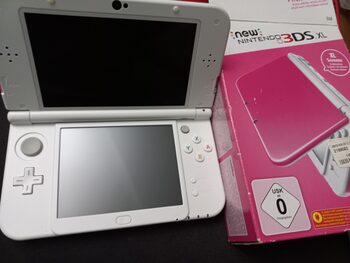 New Nintendo 3DS XL, pink+white
