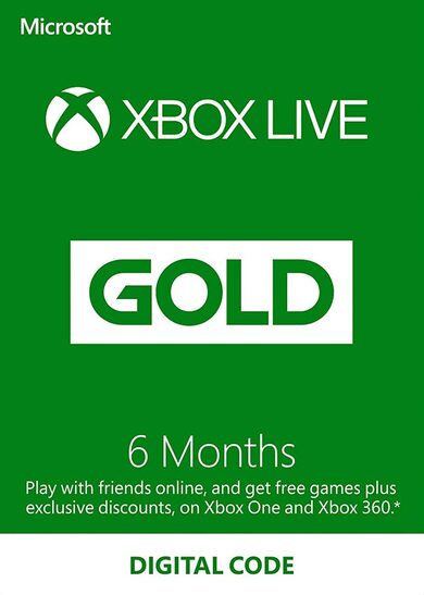 Xbox Live Gold 6 Months Xbox Live Key Global - 