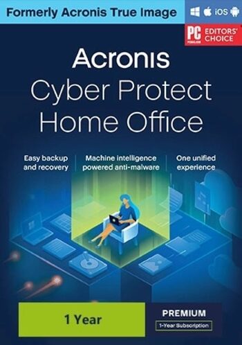 Acronis Cyber Protect Home Office Premium 1 TB Cloud Storage 3 Device 1 Year Acronis Key GLOBAL