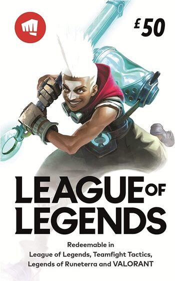 League of Legends Gift Card 50 GBP - Riot Key UNITED KINGDOM