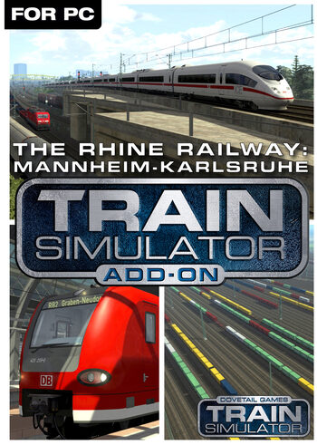 Train Simulator: The Rhine Railway: Mannheim - Karlsruhe Route (DLC) (PC) Steam Key GLOBAL