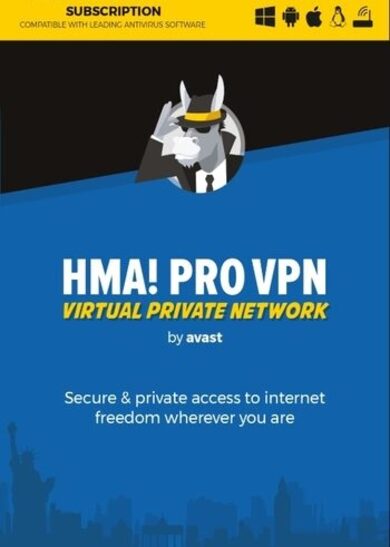 

HMA! Pro VPN Unlimited Devices 1 Month Avast Key GLOBAL