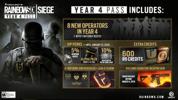 Buy Tom Clancy S Rainbow Six Siege Year 4 Pass Dlc Uplay Key Europe Eneba