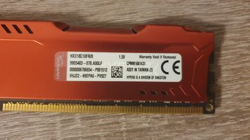 HyperX HX318C10FR/8 FURY Red, 8 GB, 1866 MHz DDR3 