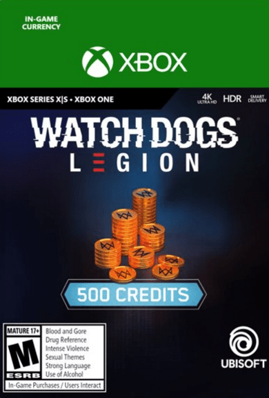 E-shop WATCH DOGS: LEGION - 500 WD CREDITS PACK Xbox Live Key EUROPE