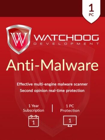 Watchdog Anti-Malware - 1 PC 1 Year Key GLOBAL