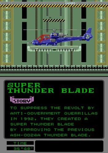 Super Thunder Blade (1988) SEGA Mega Drive