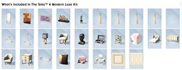 The Sims 4 Modern Luxe Kit (DLC) (PC/MAC) Origin Key GLOBAL