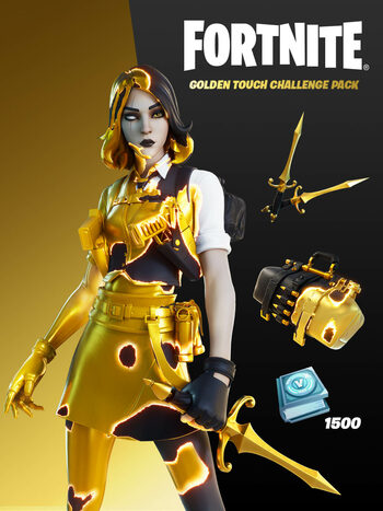 Fortnite - Golden Touch Challenge Pack + 1500 V-dolców Challenge XBOX LIVE Klucz EUROPE