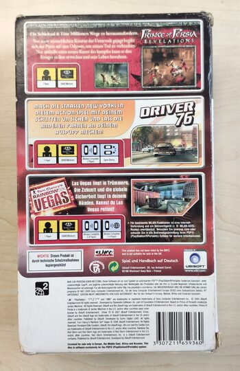 Action Pack: Prince of Persia Revelations, Driver 76, Rainbow Six Vegas PSP