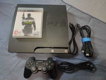 Console PS3 PlayStation 3 Slim - 320GB avec 1 manette Officielle et un jeu