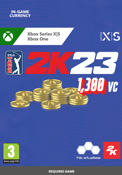 E-shop PGA TOUR 2K23 1,300 VC Pack XBOX LIVE Key GLOBAL