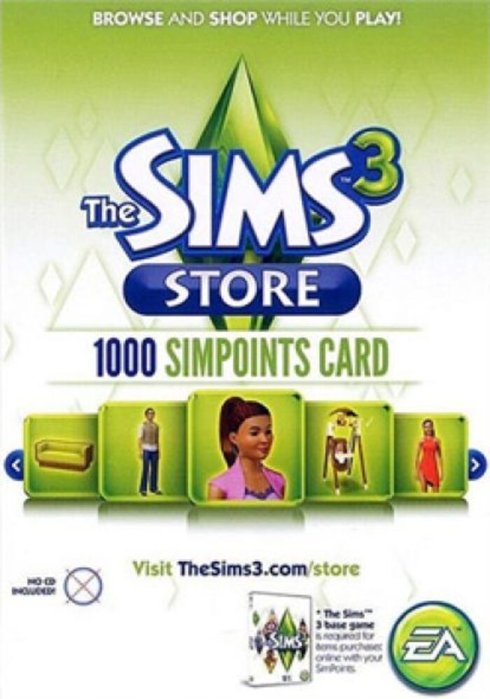 The Sims 3: Website My Page Offering Free Simpoint Redemption