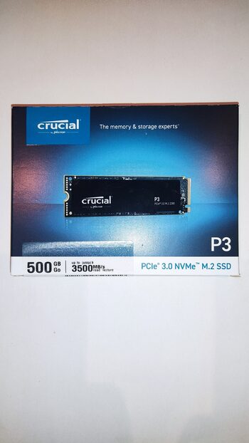 Crucial P3 500 GB NVME Storage