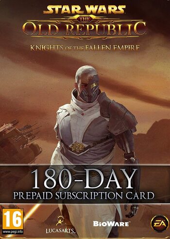 Star Wars: The Old Republic - 180 Day Pre-paid Time Card Key GLOBAL