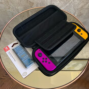 Buy Nintendo Switch V2: Animal Crossing nugarele, purple & orange joycons