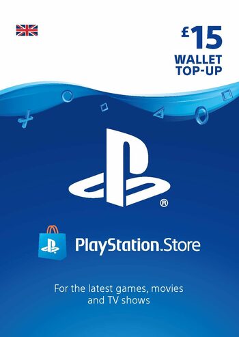 PlayStation Network Card 15 GBP UK PSN Key UNITED KINGDOM