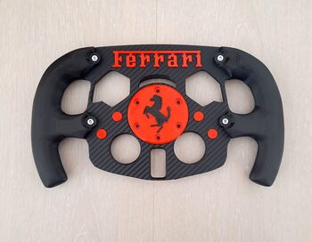 Mod Volante F1 para Logitech G29 y G923 con tapa Ferrari y accesorio FERRARI