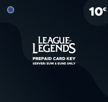 League of Legends Gift Card 10€ - Riot Key - EU WEST Server Only