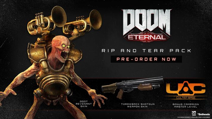 doom eternal rip and tear pack