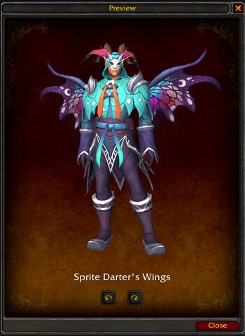Buy World of Warcraft: Sprite Darter's Wings Transmogs (DLC) Battle.net Key UNITED STATES