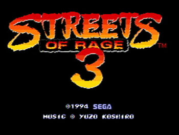 Redeem Streets of Rage 3 SEGA Mega Drive