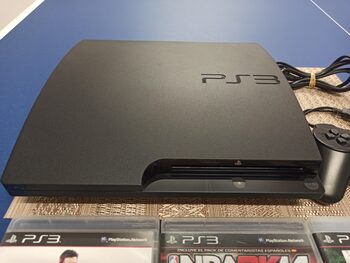 PlayStation 3 Slim, Black, 160GB perfecto estado+ mando + 3 juegos 