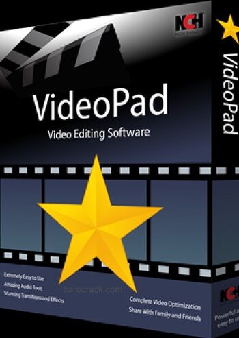 Nch VideoPad Video Editor Professional 8 Key GLOBAL