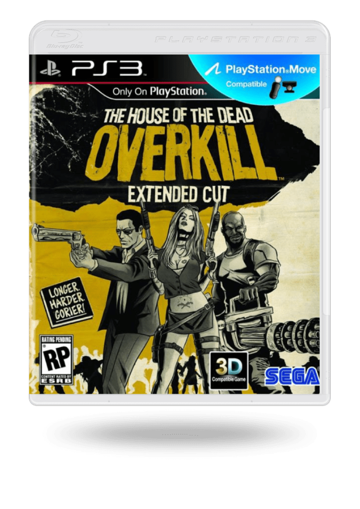 The house of the dead overkill. House of the Dead Overkill ps3 комплект. House of the Dead Overkill Extended Cut ps3.