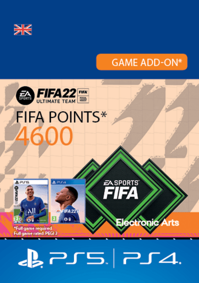 

FIFA 22 - 4600 FUT Points (PS4/PS5) PSN Key UNITED KINGDOM