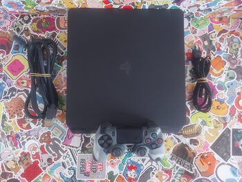 PlayStation 4 Slim Negra 500 GB + Mando PS4 Negro + Cables