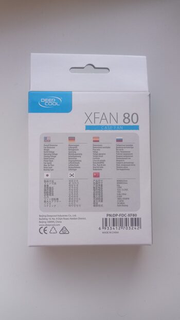 Buy Deepcool XFAN 80 mm Black Single PC Case Fan