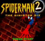 Spider-Man 2: The Sinister Six Game Boy Color