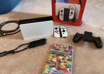 Get Nintendo Switch OLED, White, 64GB