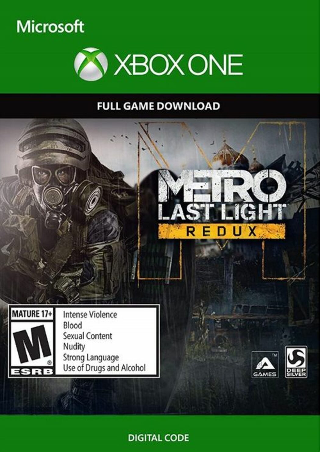 metro exodus xbox one digital code