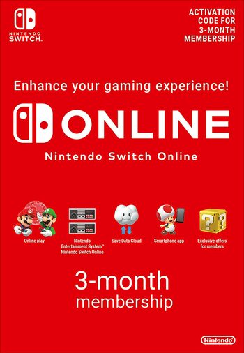 Abonnement Nintendo Switch Online - 3 mois clé eShop EUROPE