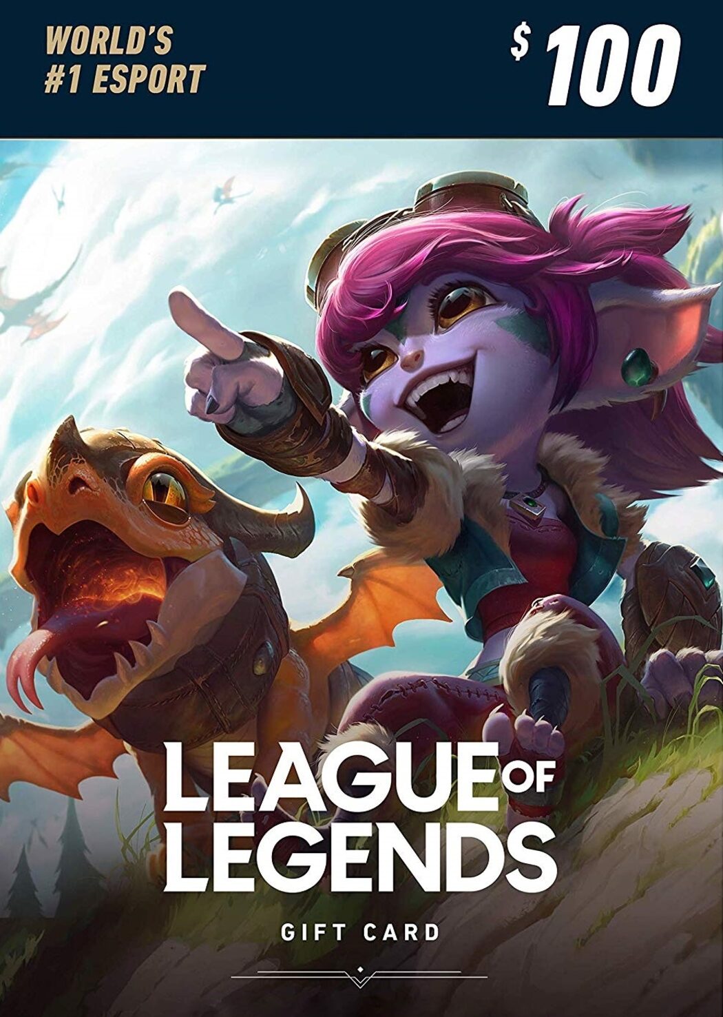 League of Legends $100 Gift Card - NA Server Only [Online Game Code]