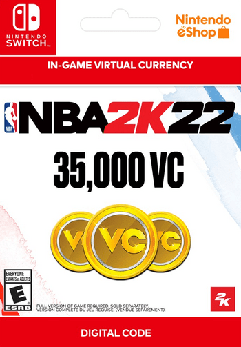 NBA 2K22: 35000 VC (Nintendo Switch) eShop Key UNITED STATES